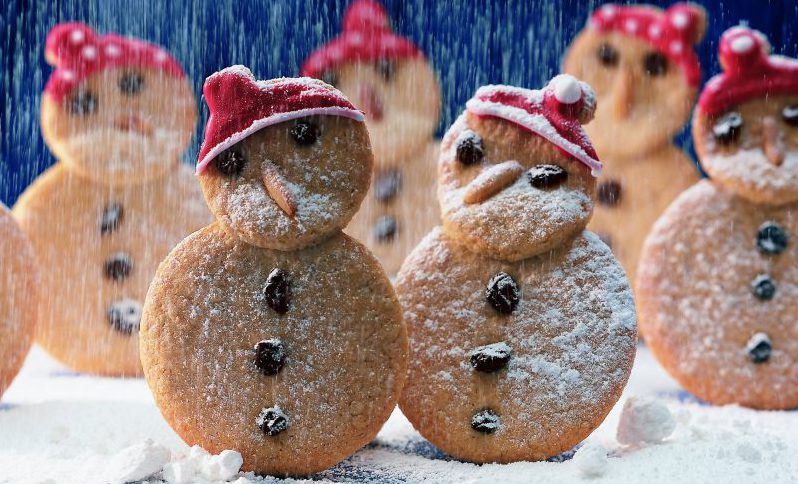 Weihnachtsbäckerei mit Haferflocken