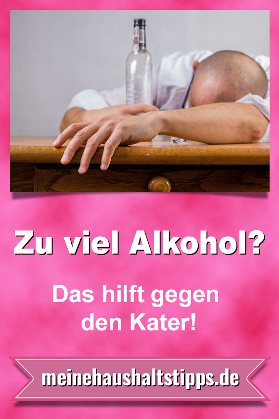 Zu viel Alkohol? Das hilft gegen den Kater